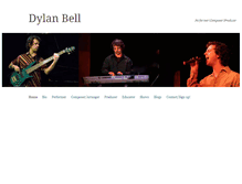 Tablet Screenshot of dylanbell.ca